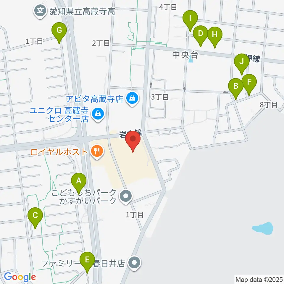 サンマルシェセンター ヤマハミュージック周辺の駐車場・コインパーキング一覧地図