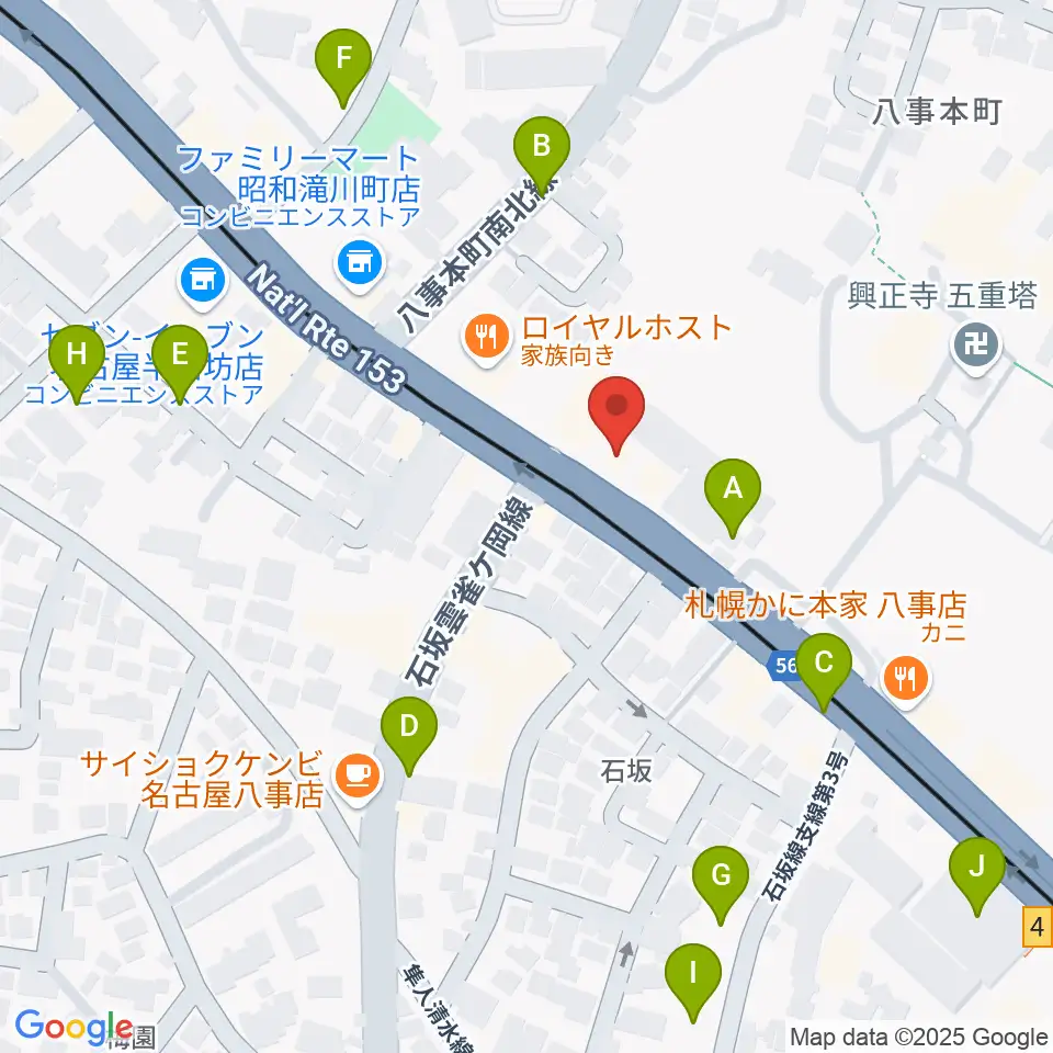 KORG STUDIO EXTREME周辺の駐車場・コインパーキング一覧地図
