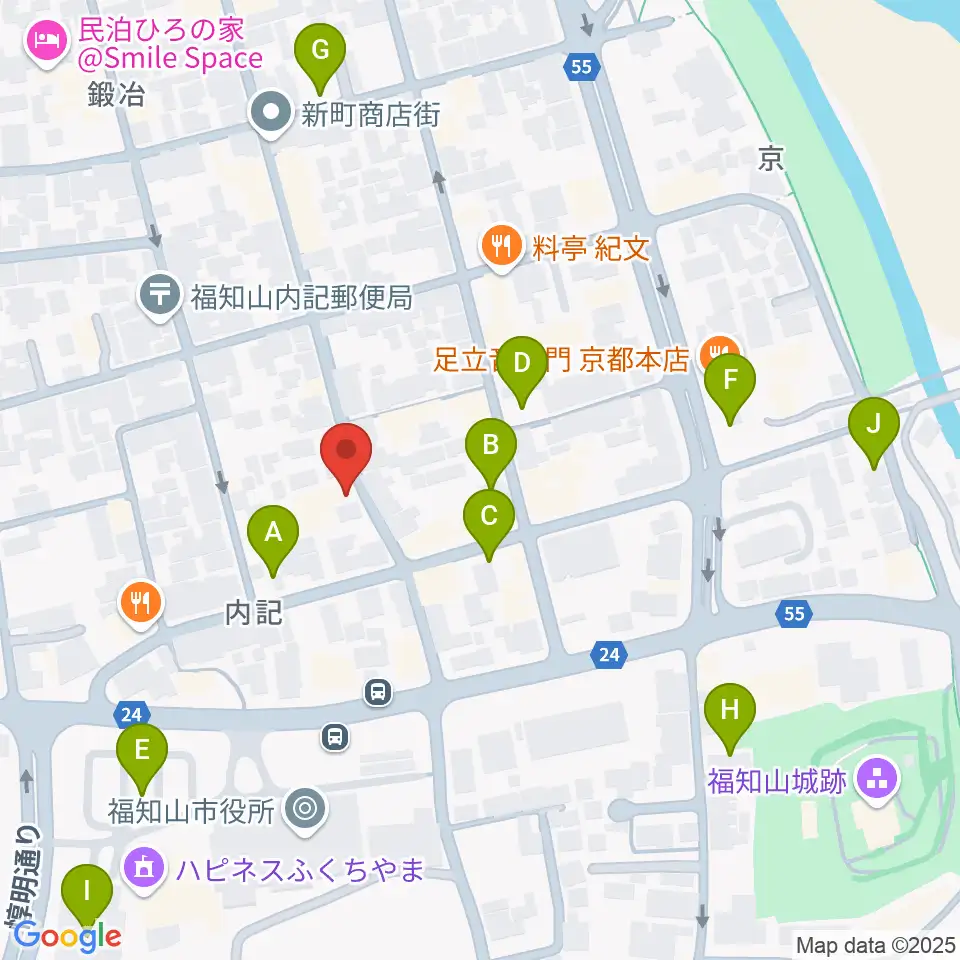 三字屋楽器店周辺の駐車場・コインパーキング一覧地図