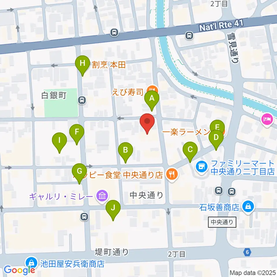 MPC富山周辺の駐車場・コインパーキング一覧地図