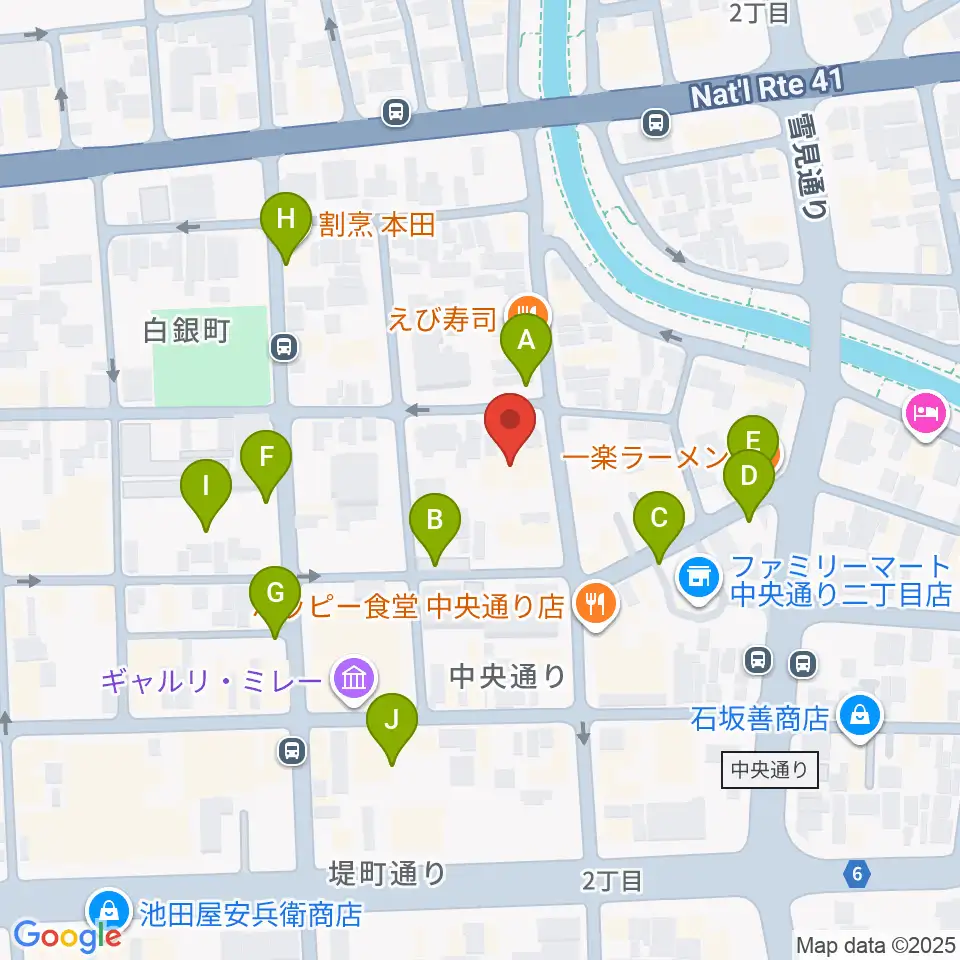 MPC富山周辺の駐車場・コインパーキング一覧地図