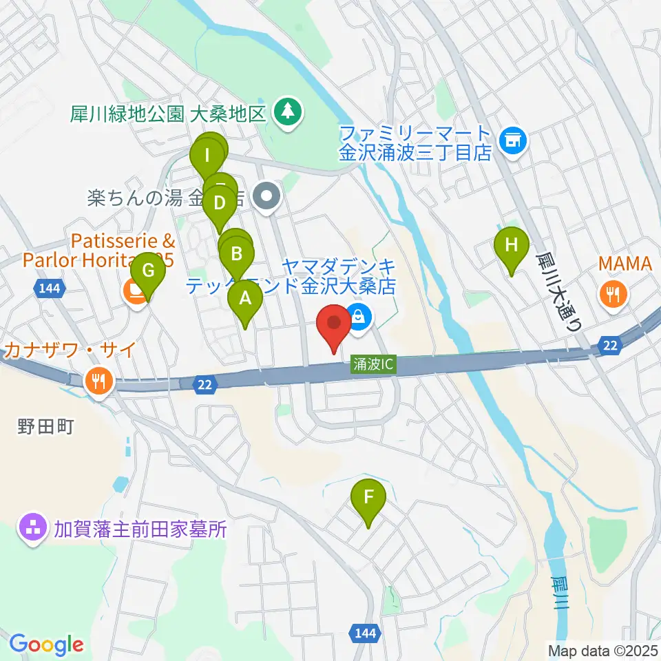 開進堂楽器 MPC大桑周辺の駐車場・コインパーキング一覧地図
