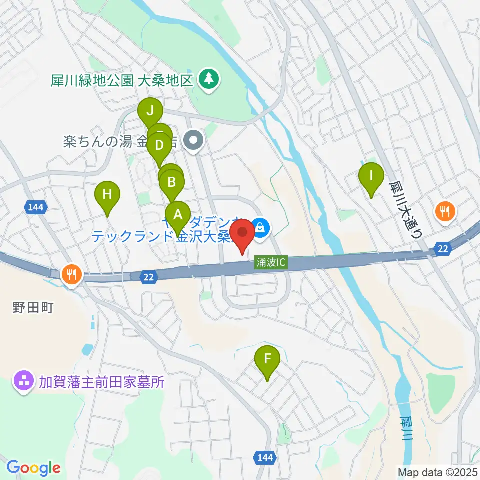 開進堂楽器 MPC大桑周辺の駐車場・コインパーキング一覧地図