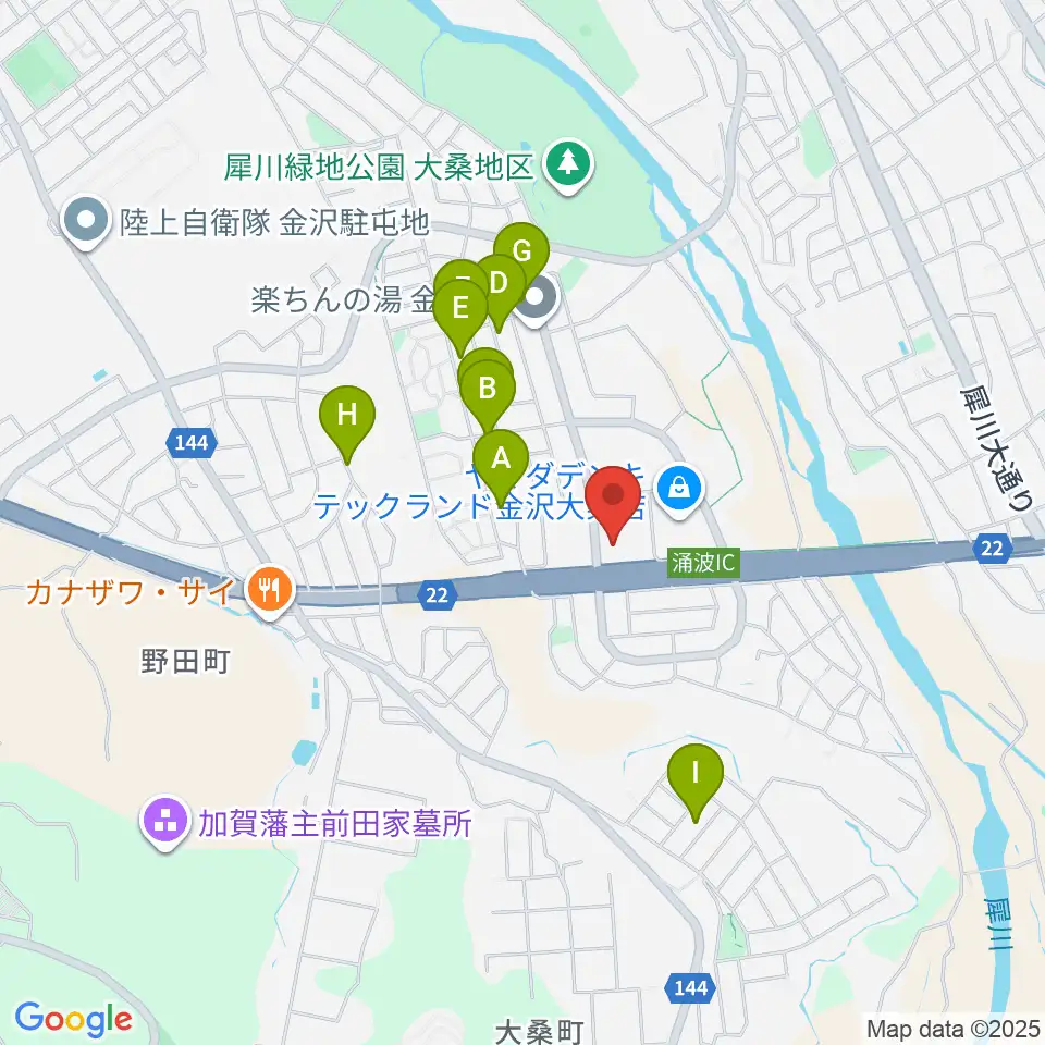 開進堂楽器 MPC大桑周辺の駐車場・コインパーキング一覧地図