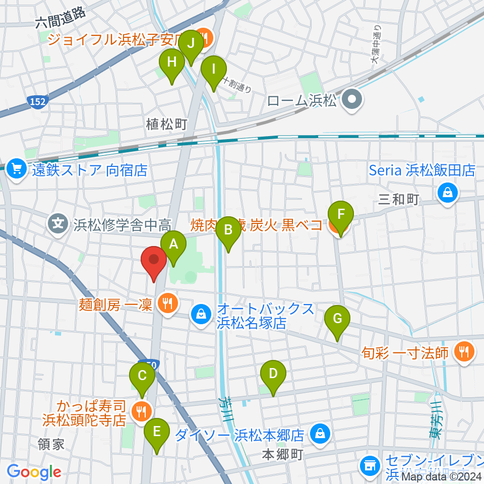 名塚センター ヤマハミュージック周辺の駐車場・コインパーキング一覧地図