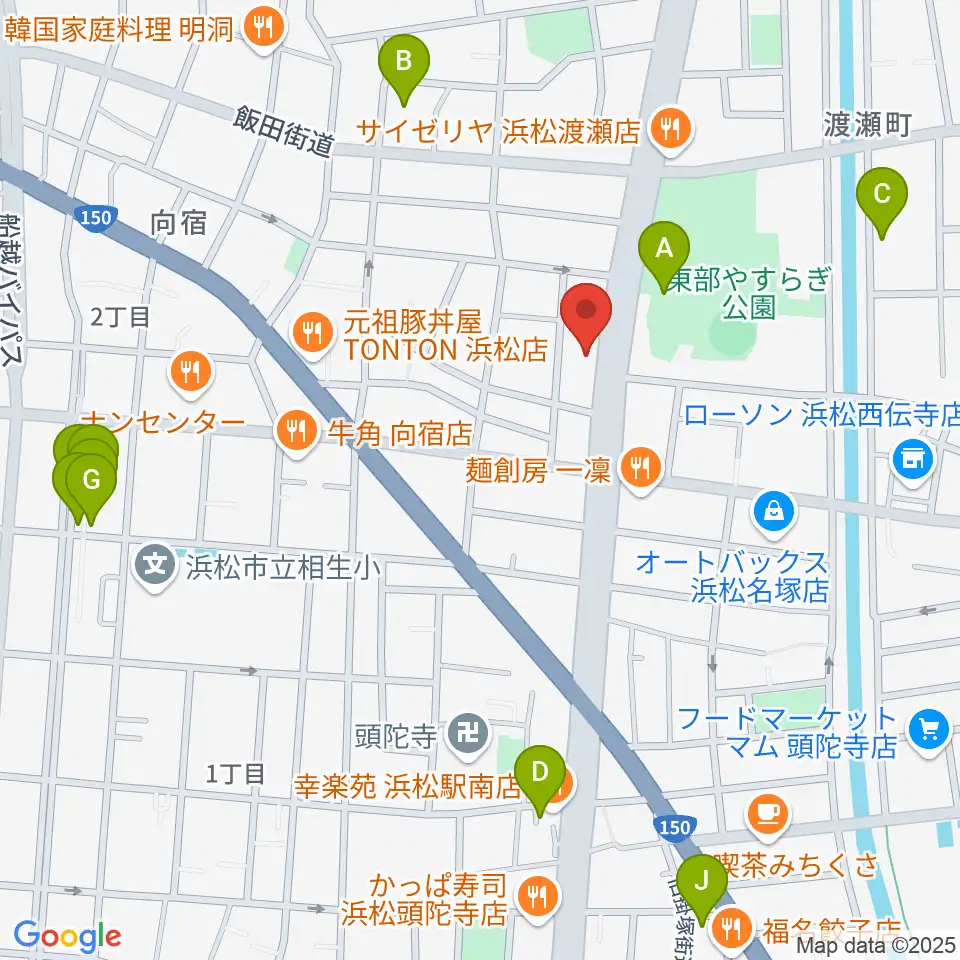 名塚センター ヤマハミュージック周辺の駐車場・コインパーキング一覧地図