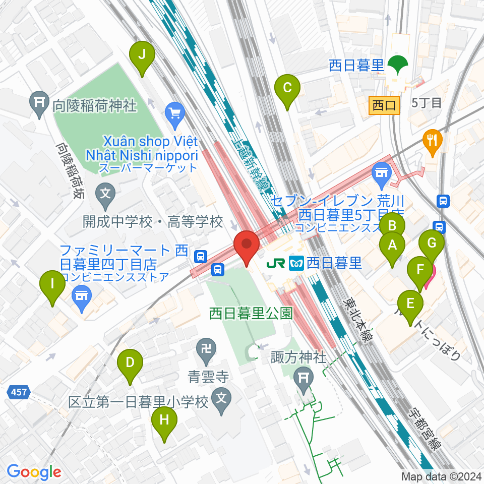 I.G.Oスタジオ周辺の駐車場・コインパーキング一覧地図