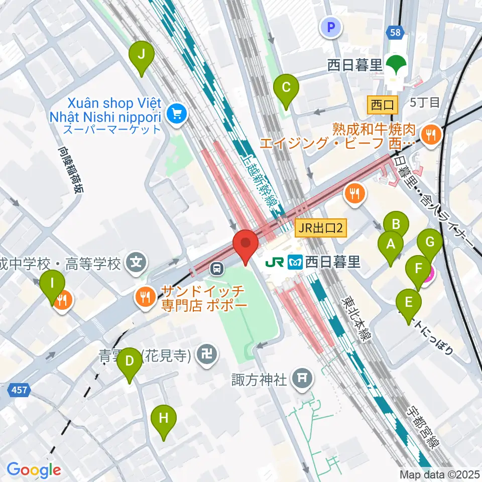 I.G.Oスタジオ周辺の駐車場・コインパーキング一覧地図