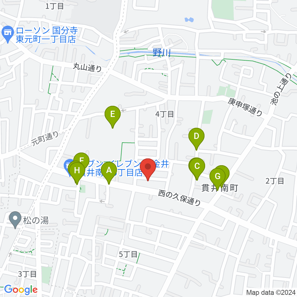 リンデピアノ教室周辺の駐車場・コインパーキング一覧地図