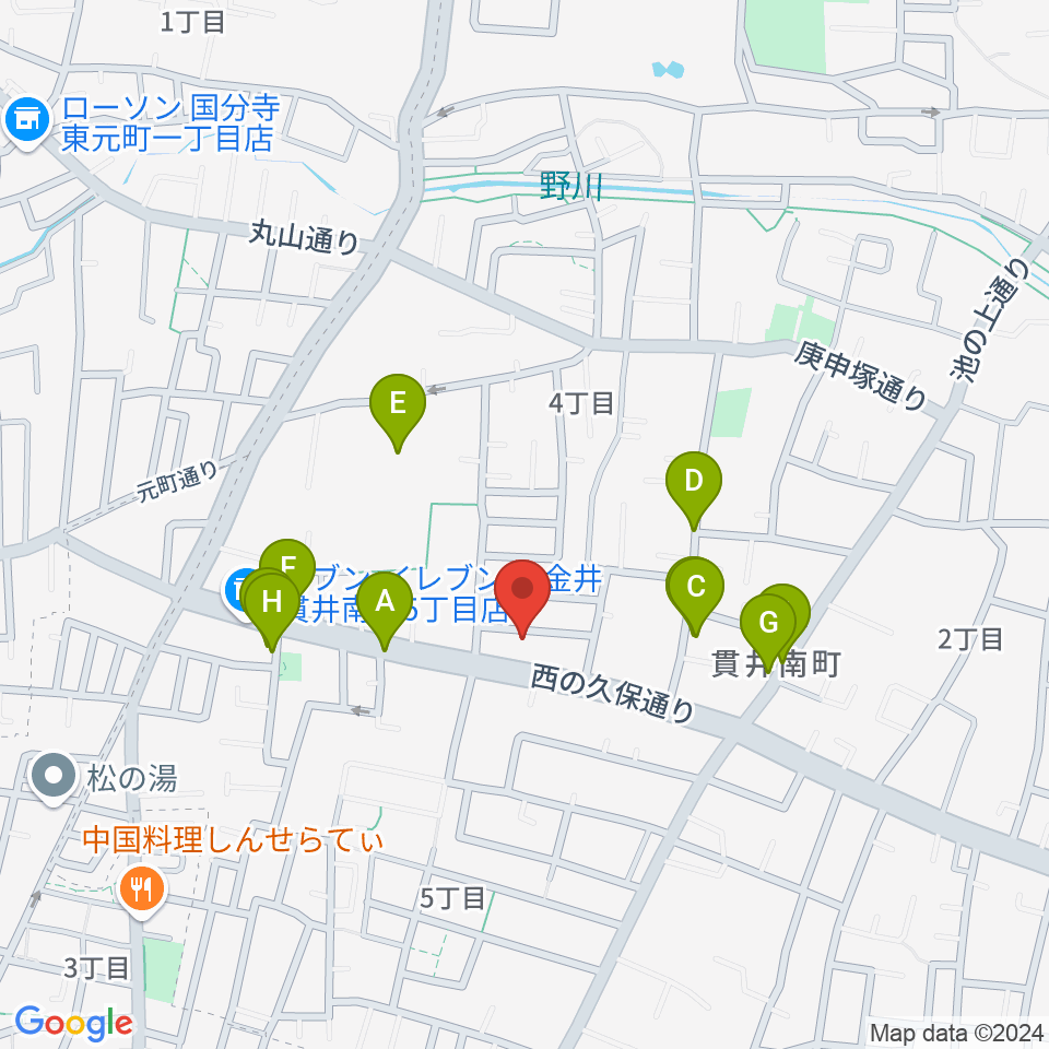 リンデピアノ教室周辺の駐車場・コインパーキング一覧地図