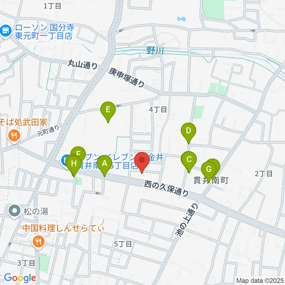 リンデピアノ教室周辺の駐車場・コインパーキング一覧地図