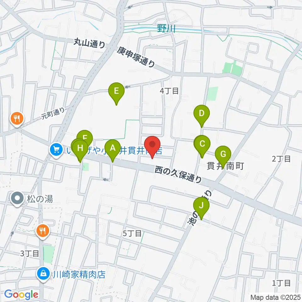 リンデピアノ教室周辺の駐車場・コインパーキング一覧地図