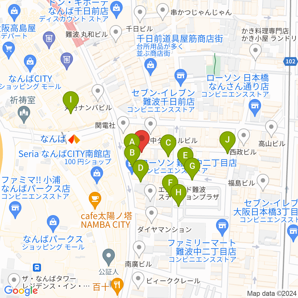 おとぐら ＜音蔵＞周辺の駐車場・コインパーキング一覧地図