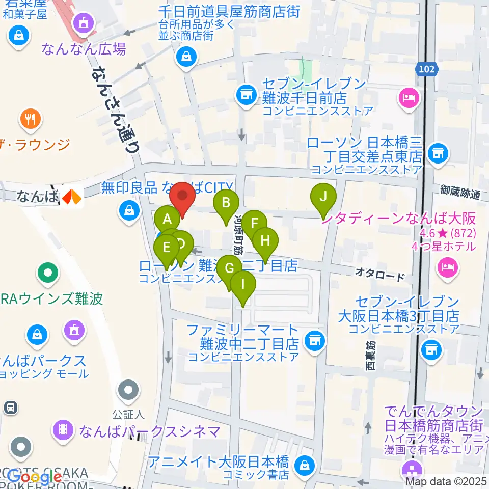 おとぐら <音蔵>周辺の駐車場・コインパーキング一覧地図
