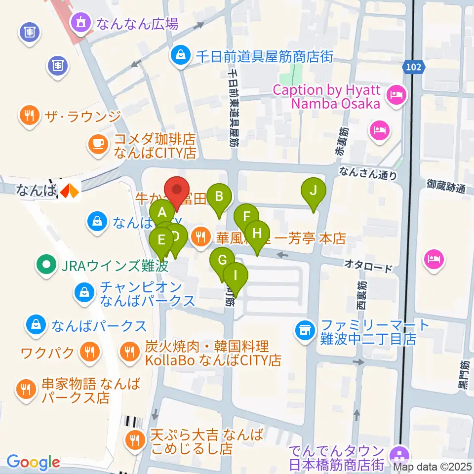 おとぐら <音蔵>周辺の駐車場・コインパーキング一覧地図