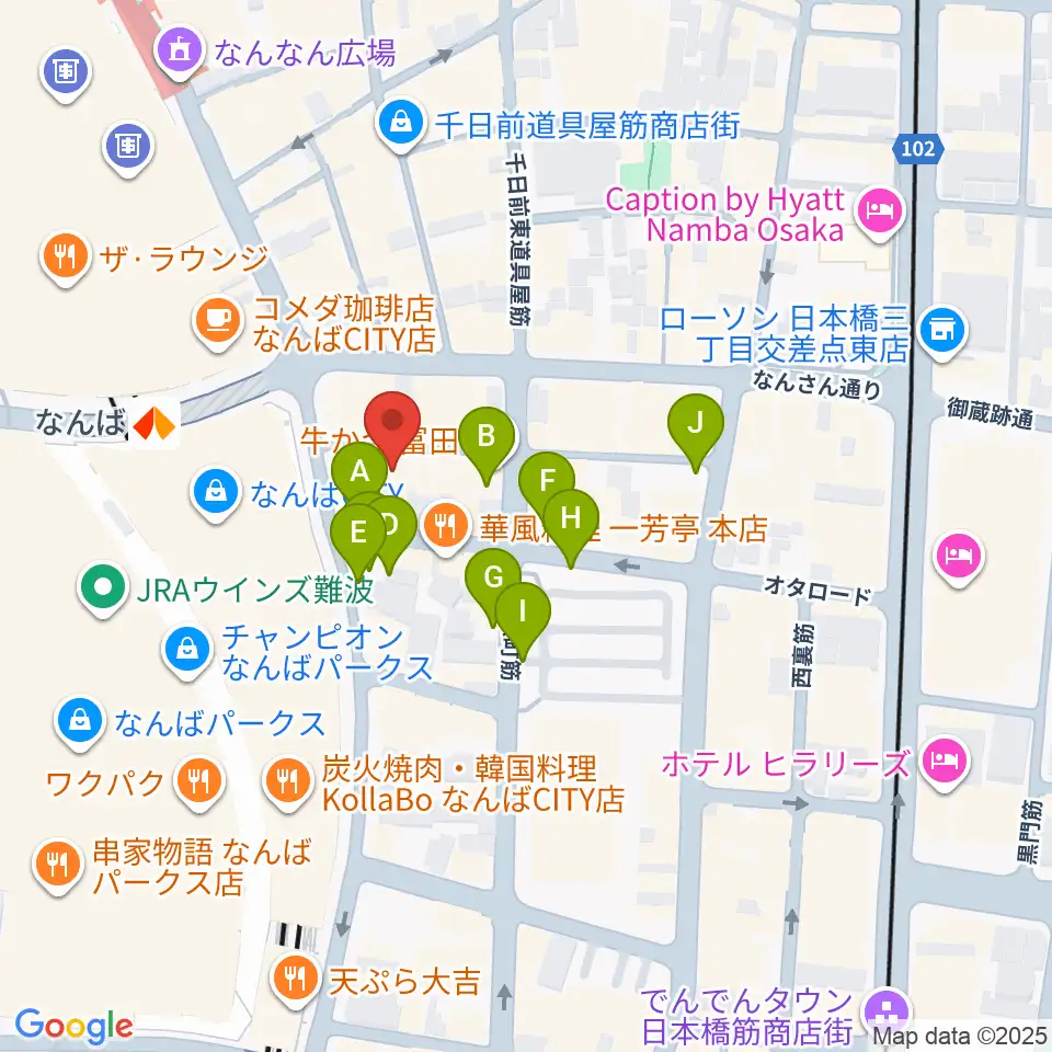おとぐら <音蔵>周辺の駐車場・コインパーキング一覧地図