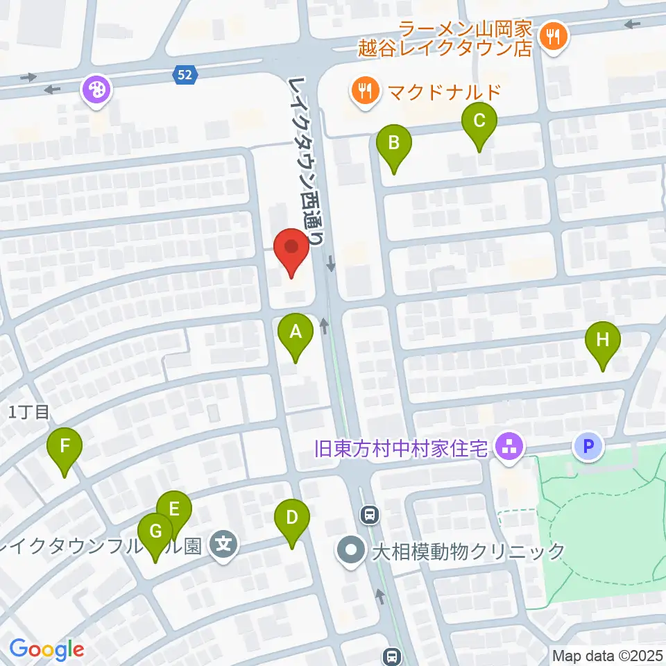 越谷ノイズゲート周辺の駐車場・コインパーキング一覧地図