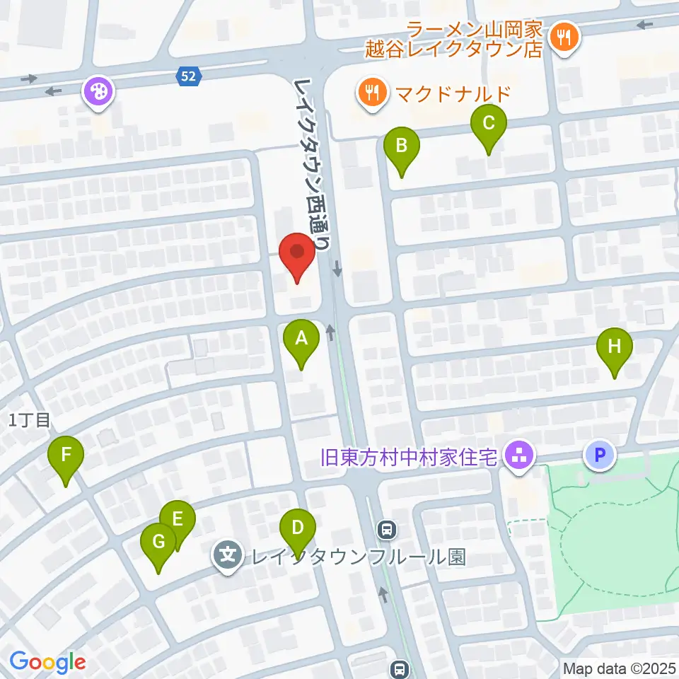 越谷ノイズゲート周辺の駐車場・コインパーキング一覧地図