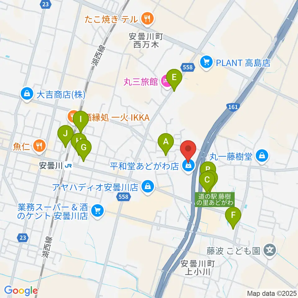 サウンドステーションあどがわ周辺の駐車場・コインパーキング一覧地図