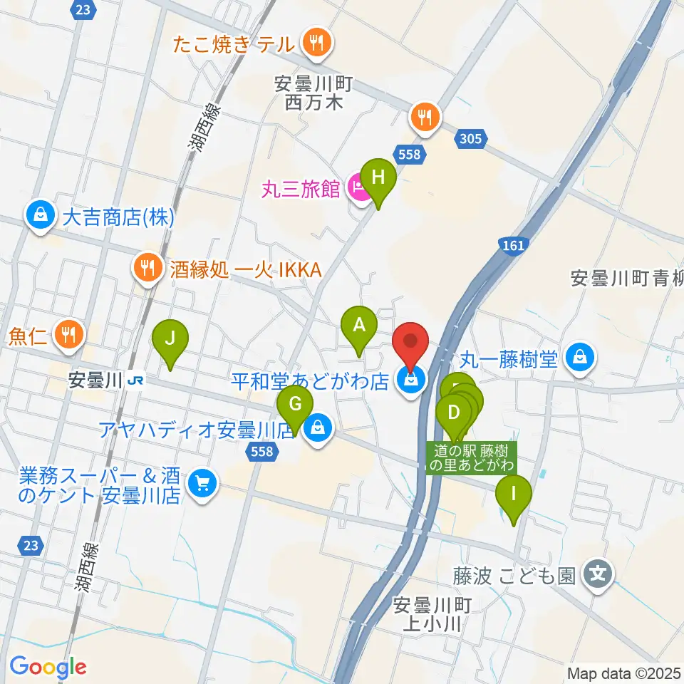 サウンドステーションあどがわ周辺の駐車場・コインパーキング一覧地図