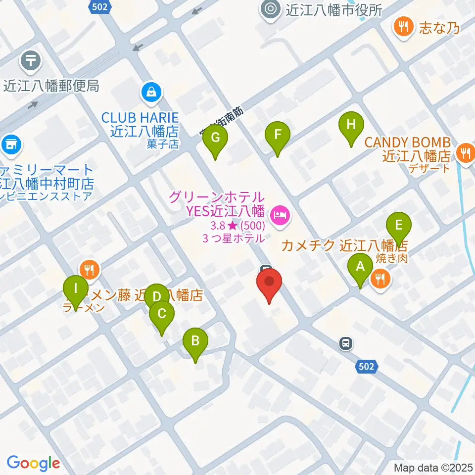 石岡楽器周辺の駐車場・コインパーキング一覧地図