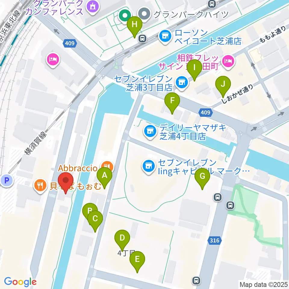 広野音楽教室周辺の駐車場・コインパーキング一覧地図