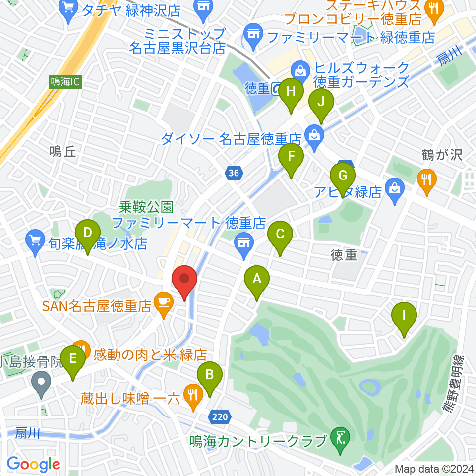 スタジオエチュード緑店周辺の駐車場・コインパーキング一覧地図