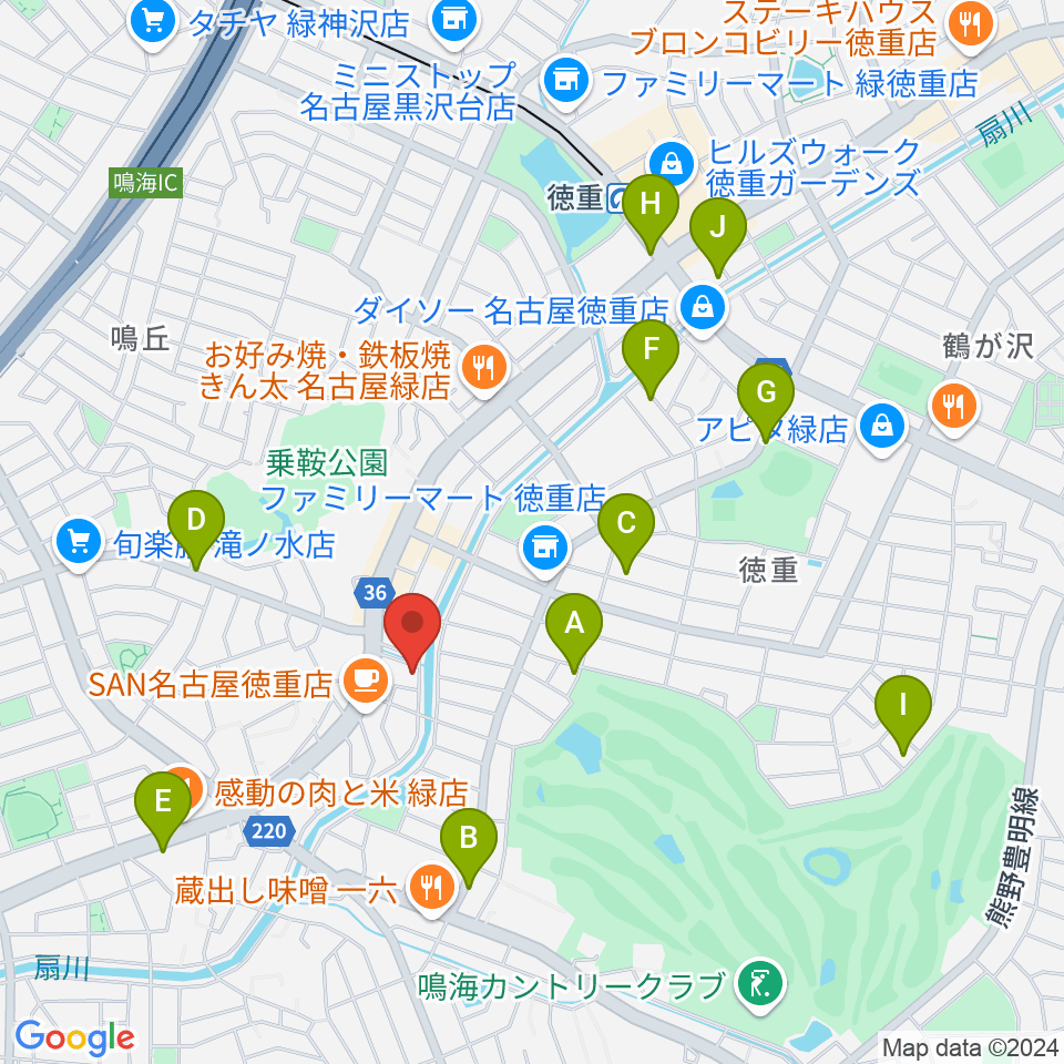 スタジオエチュード緑店周辺の駐車場・コインパーキング一覧地図