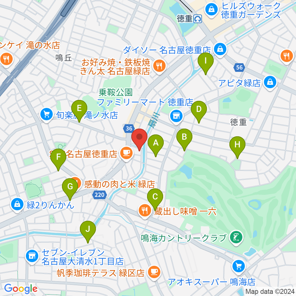 スタジオエチュード緑店周辺の駐車場・コインパーキング一覧地図