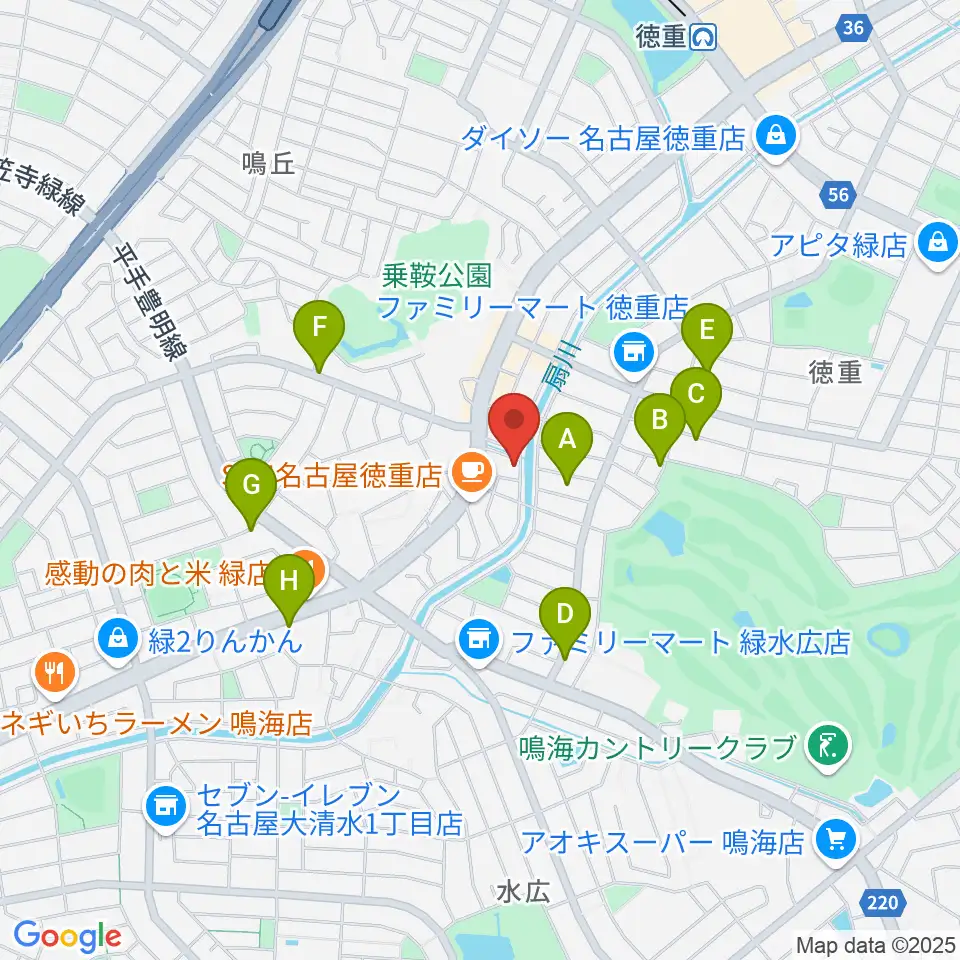 スタジオエチュード緑店周辺の駐車場・コインパーキング一覧地図