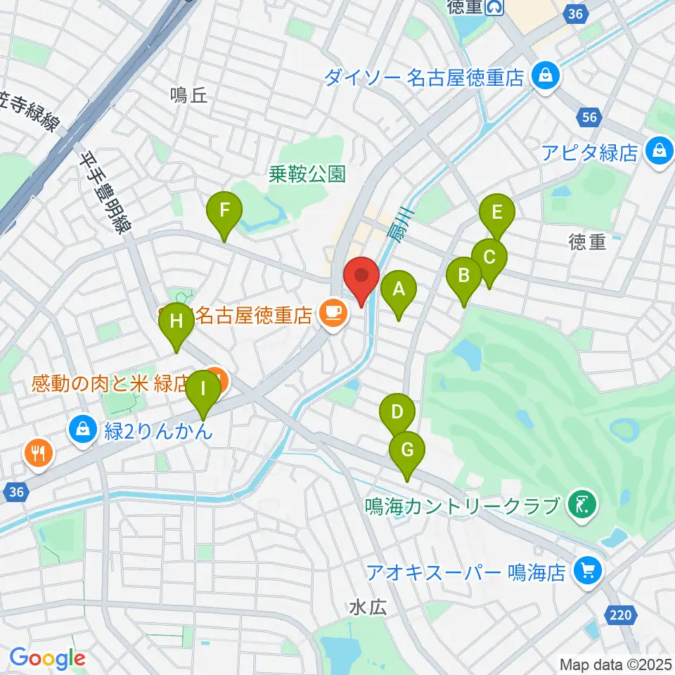 スタジオエチュード緑店周辺の駐車場・コインパーキング一覧地図