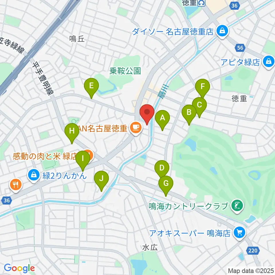 スタジオエチュード緑店周辺の駐車場・コインパーキング一覧地図