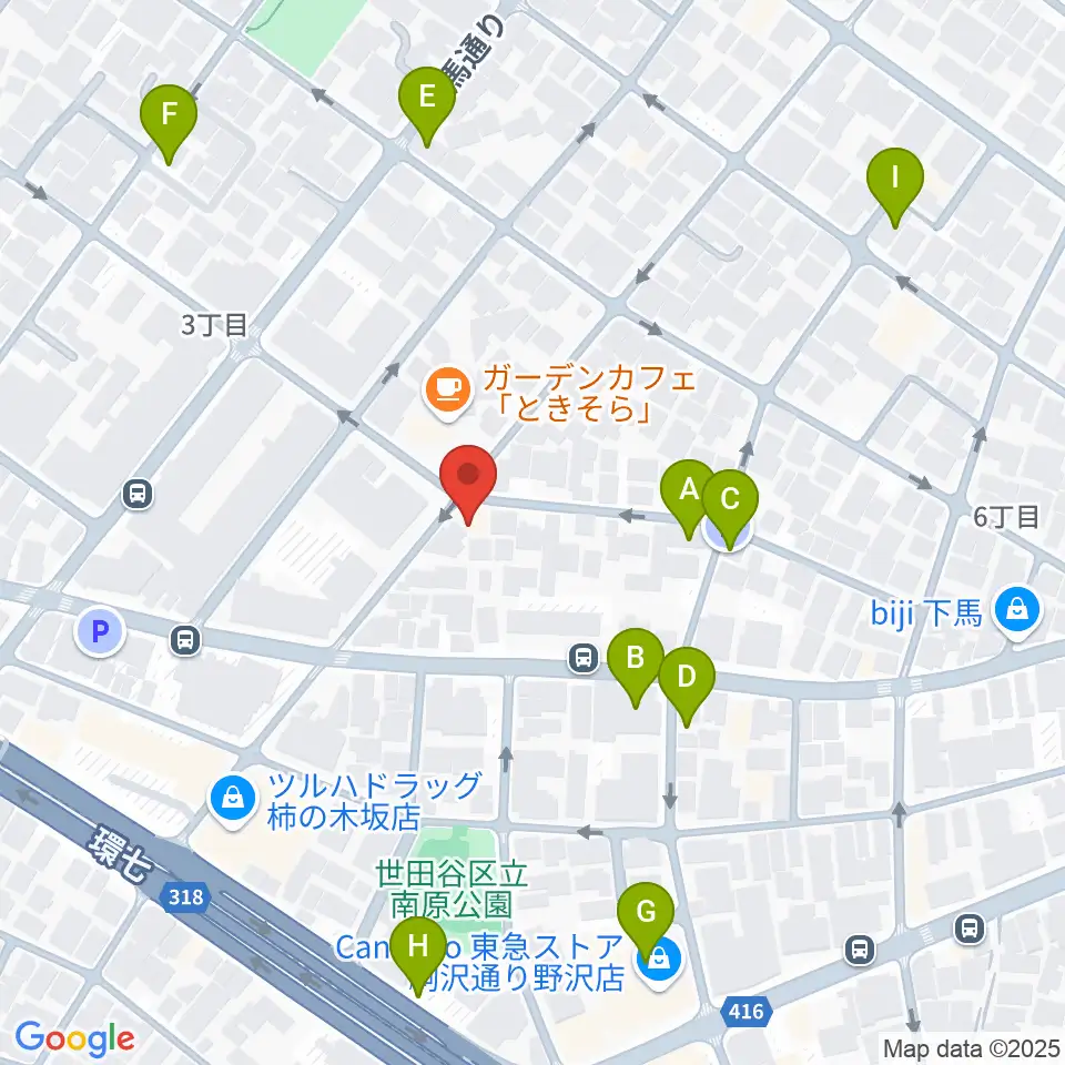 アウラ音楽院 学芸大学教室周辺の駐車場・コインパーキング一覧地図
