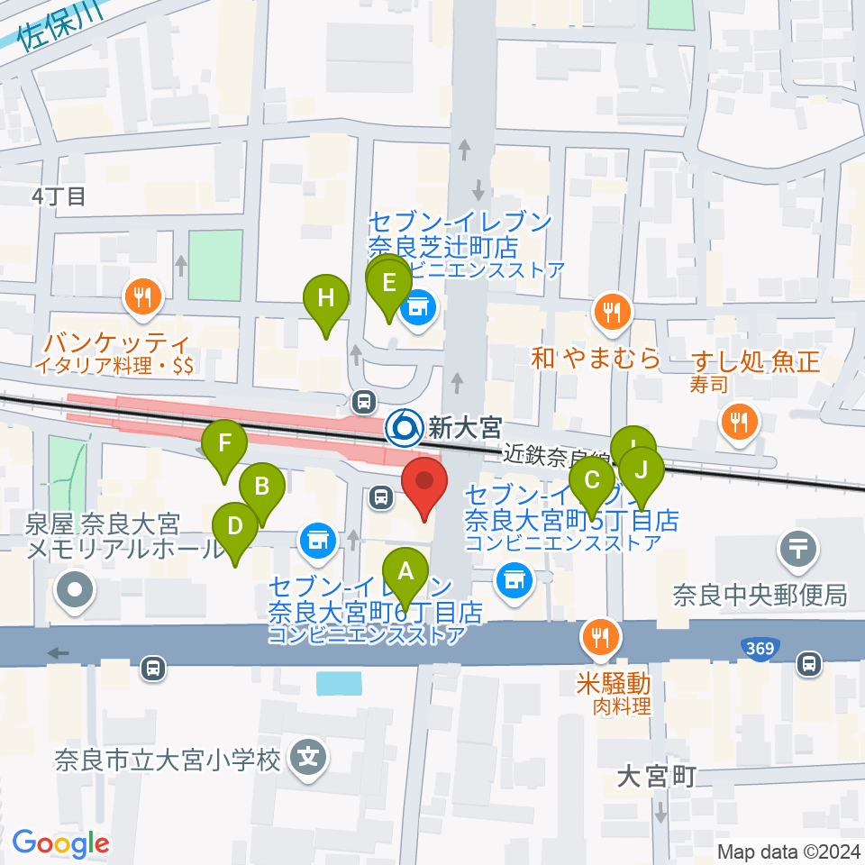 新大宮センター ヤマハミュージック周辺の駐車場・コインパーキング一覧地図