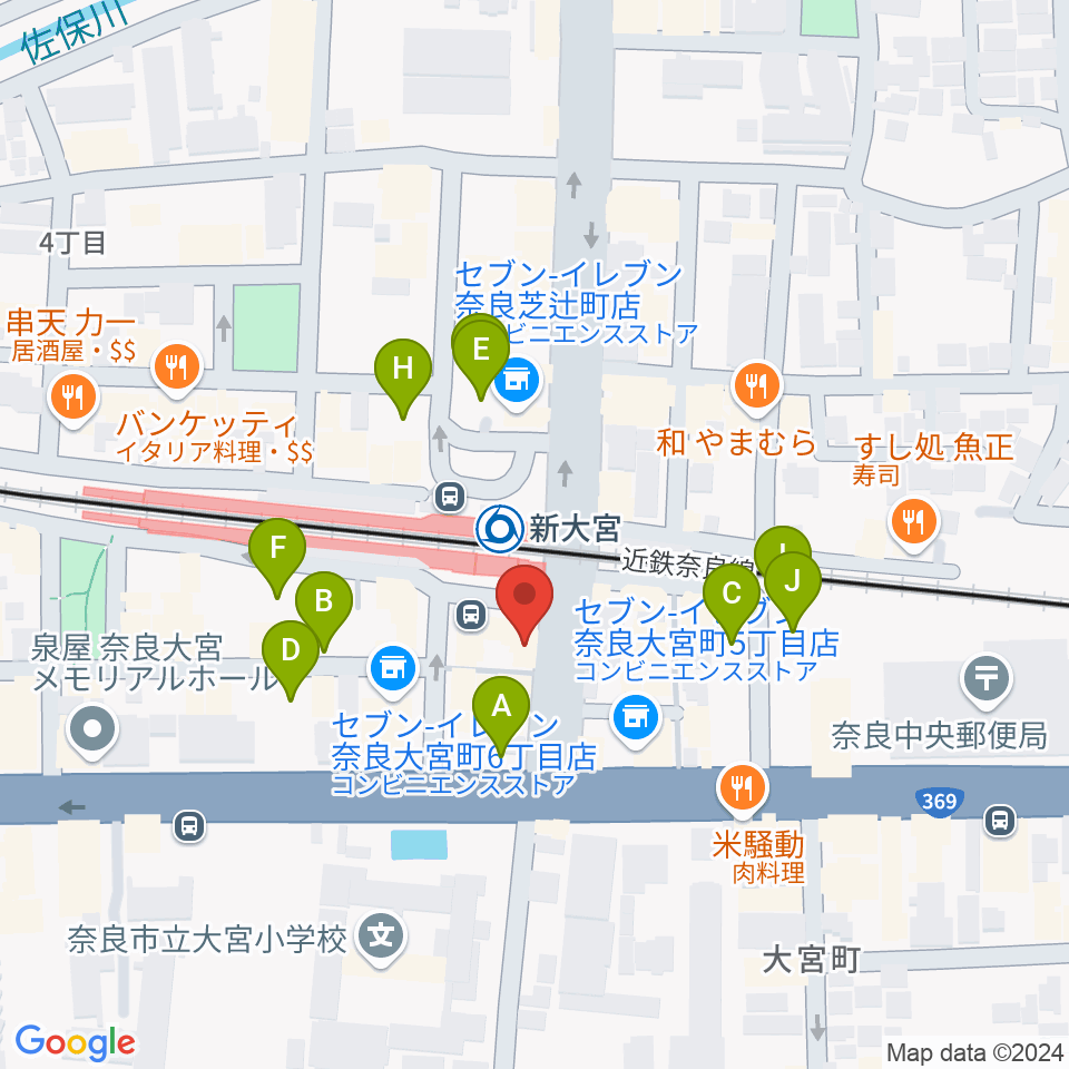 新大宮センター ヤマハミュージック周辺の駐車場・コインパーキング一覧地図