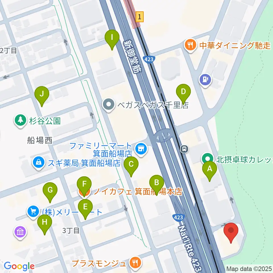 マークスミュージック周辺の駐車場・コインパーキング一覧地図
