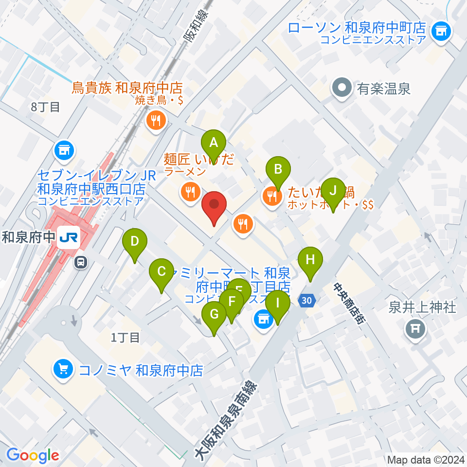 新日本ミュージック株式会社 音楽教室周辺の駐車場・コインパーキング一覧地図