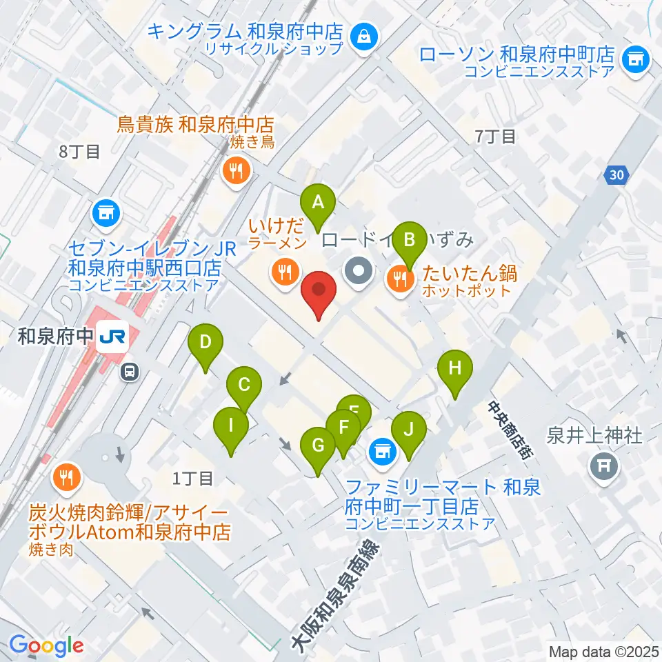 新日本ミュージック株式会社 音楽教室周辺の駐車場・コインパーキング一覧地図