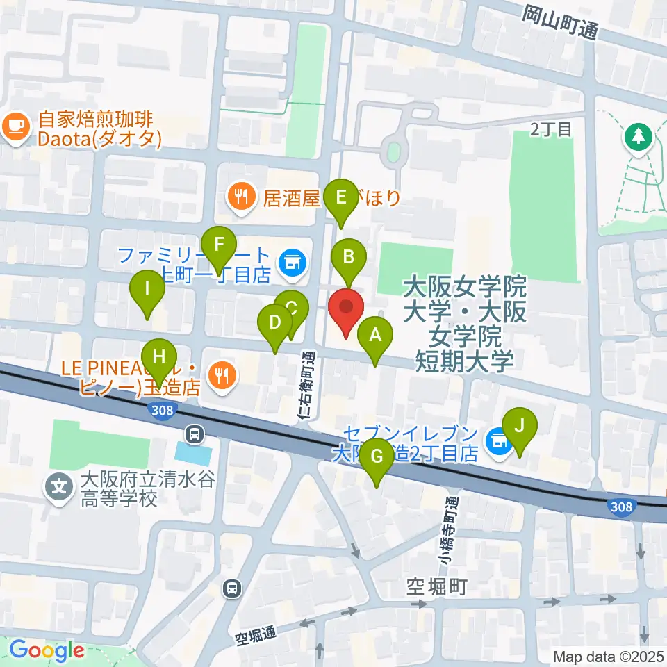 パックスアーレン株式会社周辺の駐車場・コインパーキング一覧地図