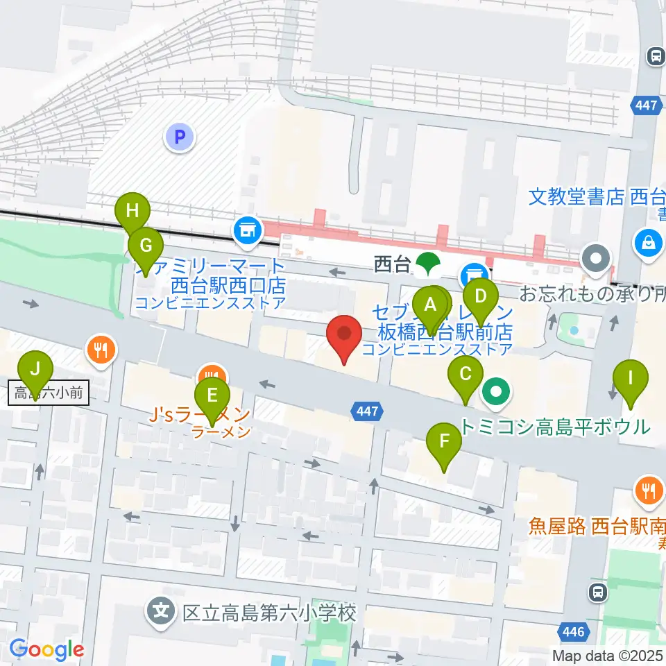 マツモトピアノサービス周辺の駐車場・コインパーキング一覧地図