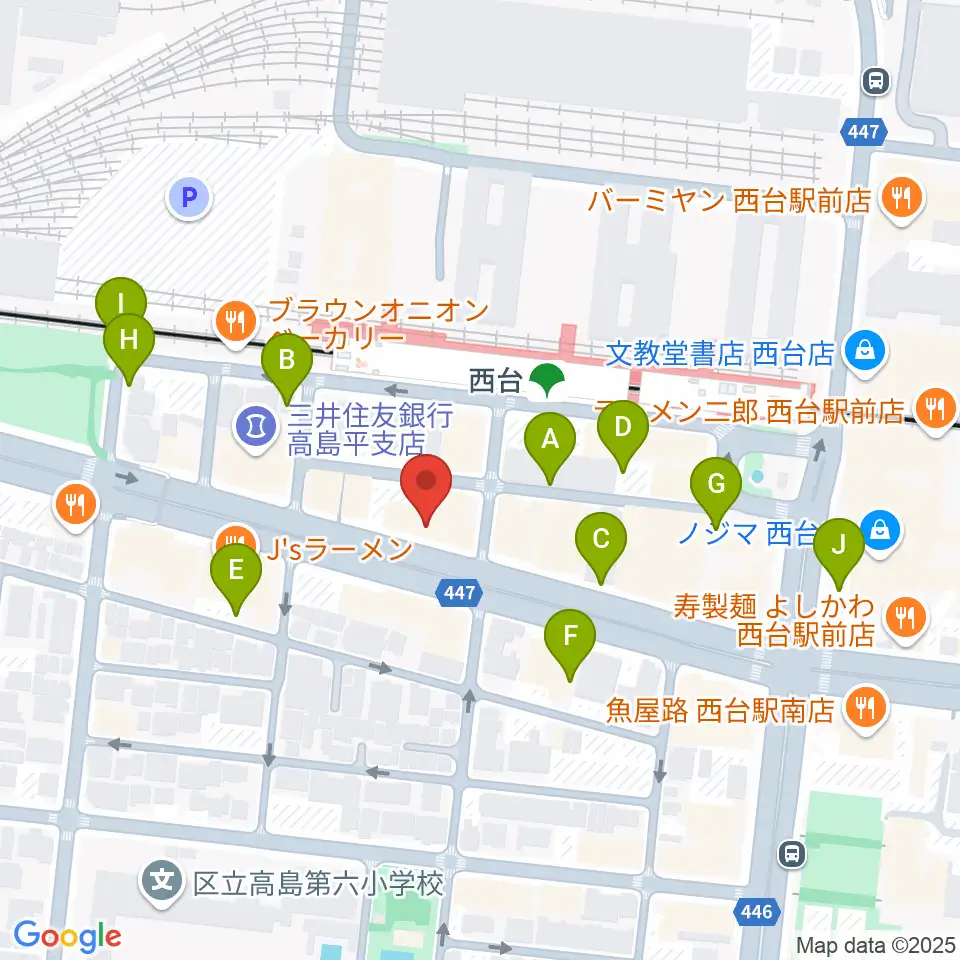 マツモトピアノサービス周辺の駐車場・コインパーキング一覧地図