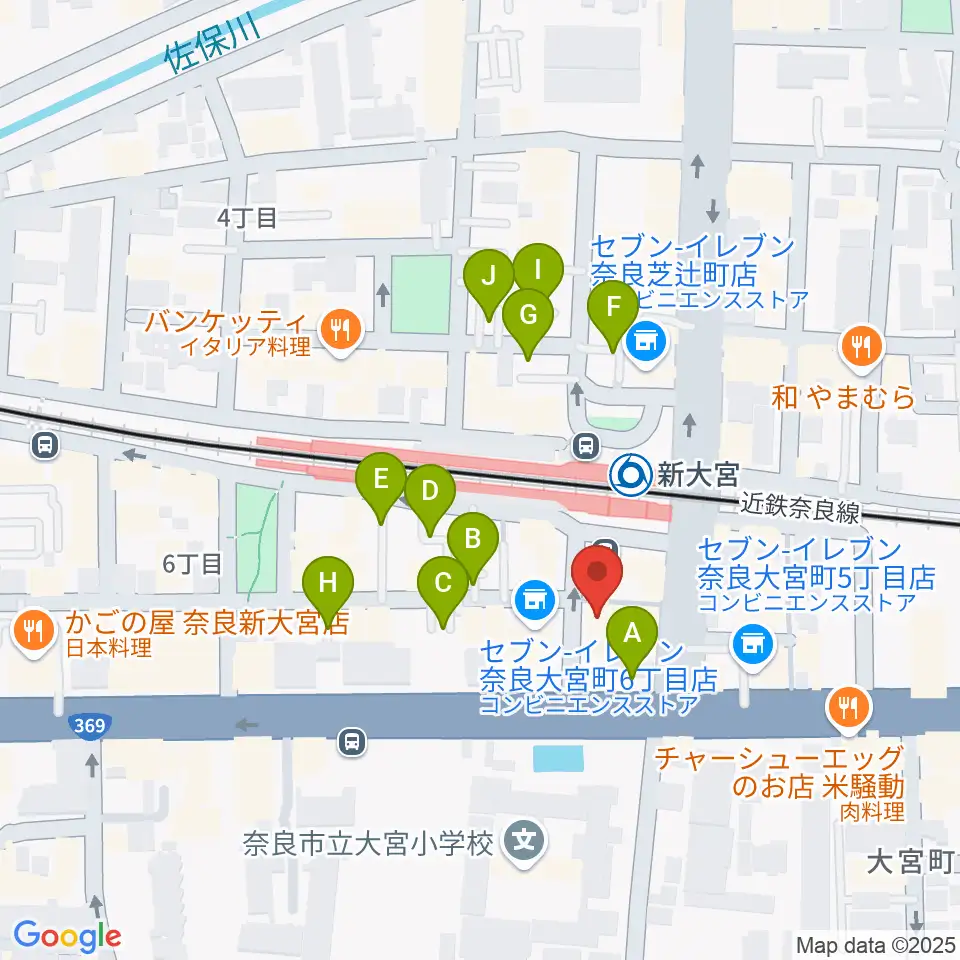 音楽屋 COZY周辺の駐車場・コインパーキング一覧地図