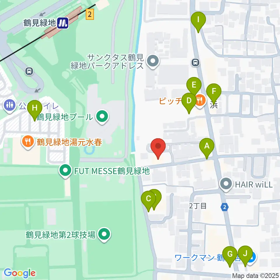 鶴見緑地NADGE STUDIO周辺の駐車場・コインパーキング一覧地図