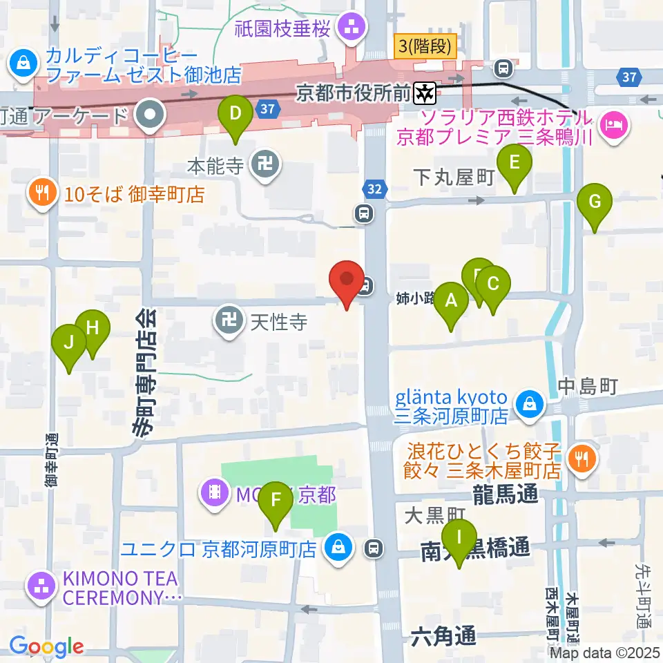 BIGBOSS京都周辺の駐車場・コインパーキング一覧地図