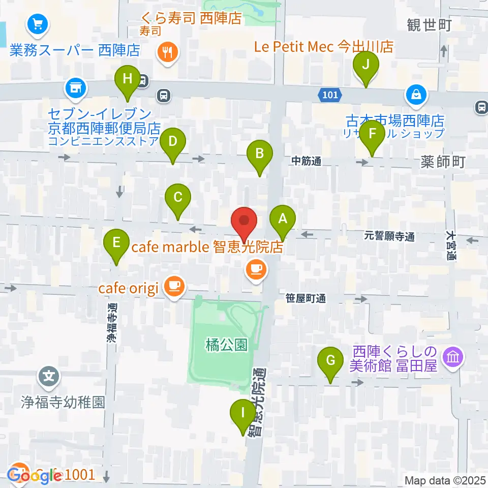 アサノ楽器周辺の駐車場・コインパーキング一覧地図