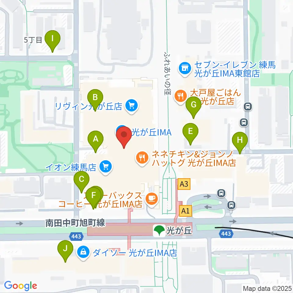 IMAホール周辺の駐車場・コインパーキング一覧地図
