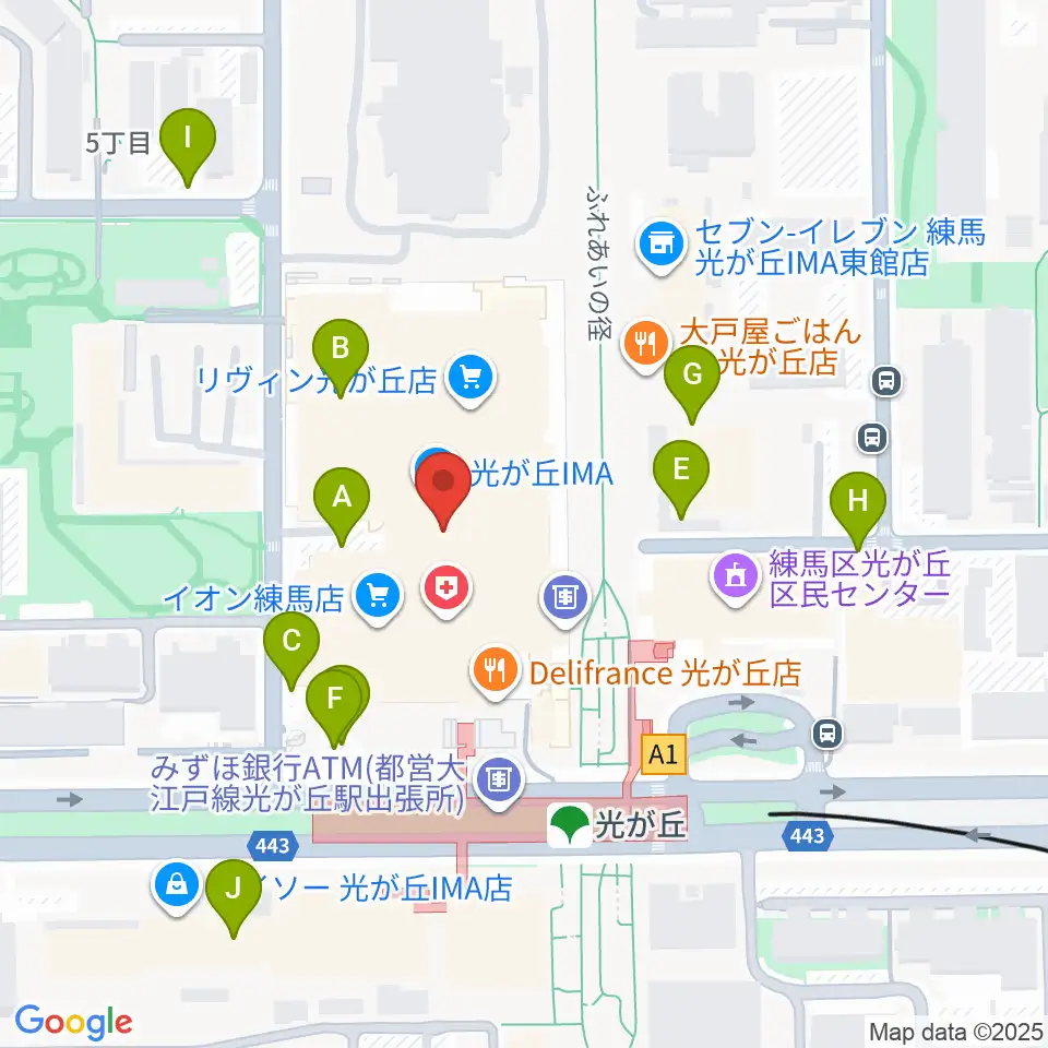 IMAホール周辺の駐車場・コインパーキング一覧地図