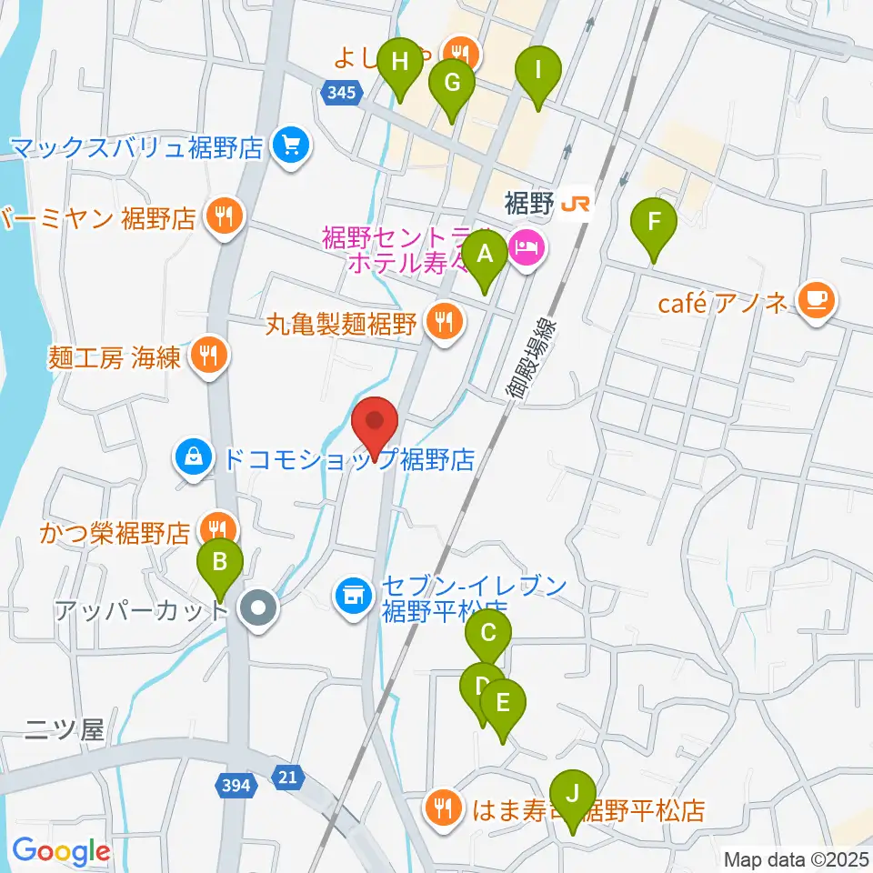 タンザワ楽器 裾野ミュージックセンター周辺の駐車場・コインパーキング一覧地図