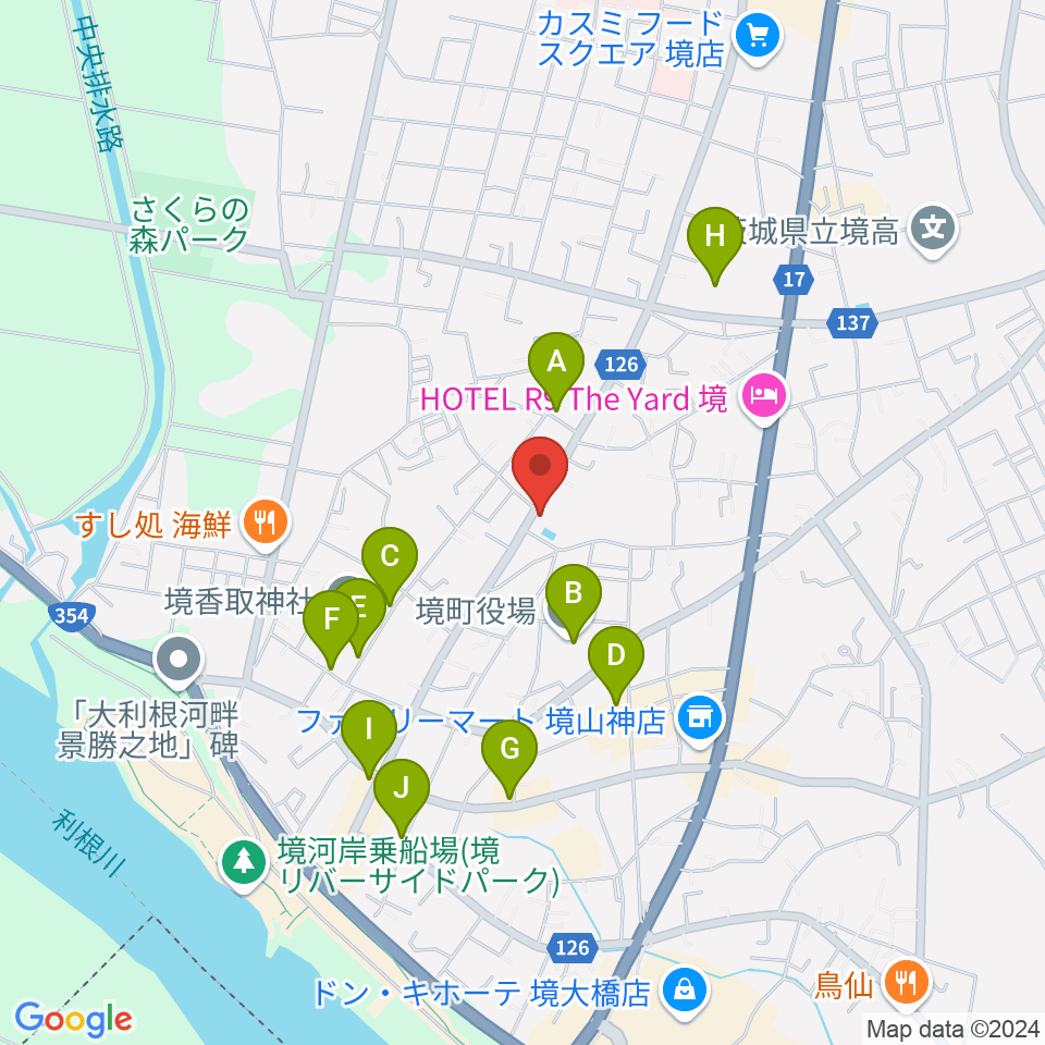 楽園堂周辺の駐車場・コインパーキング一覧地図