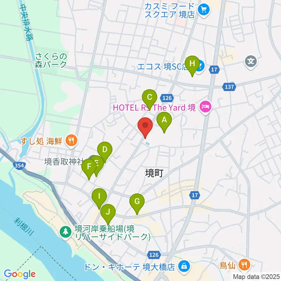 楽園堂周辺の駐車場・コインパーキング一覧地図